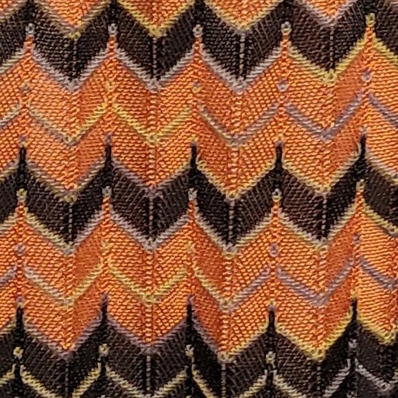 M Missoni Chevron-patterned Knit Skirt Size 6 - Picture 2 of 7
